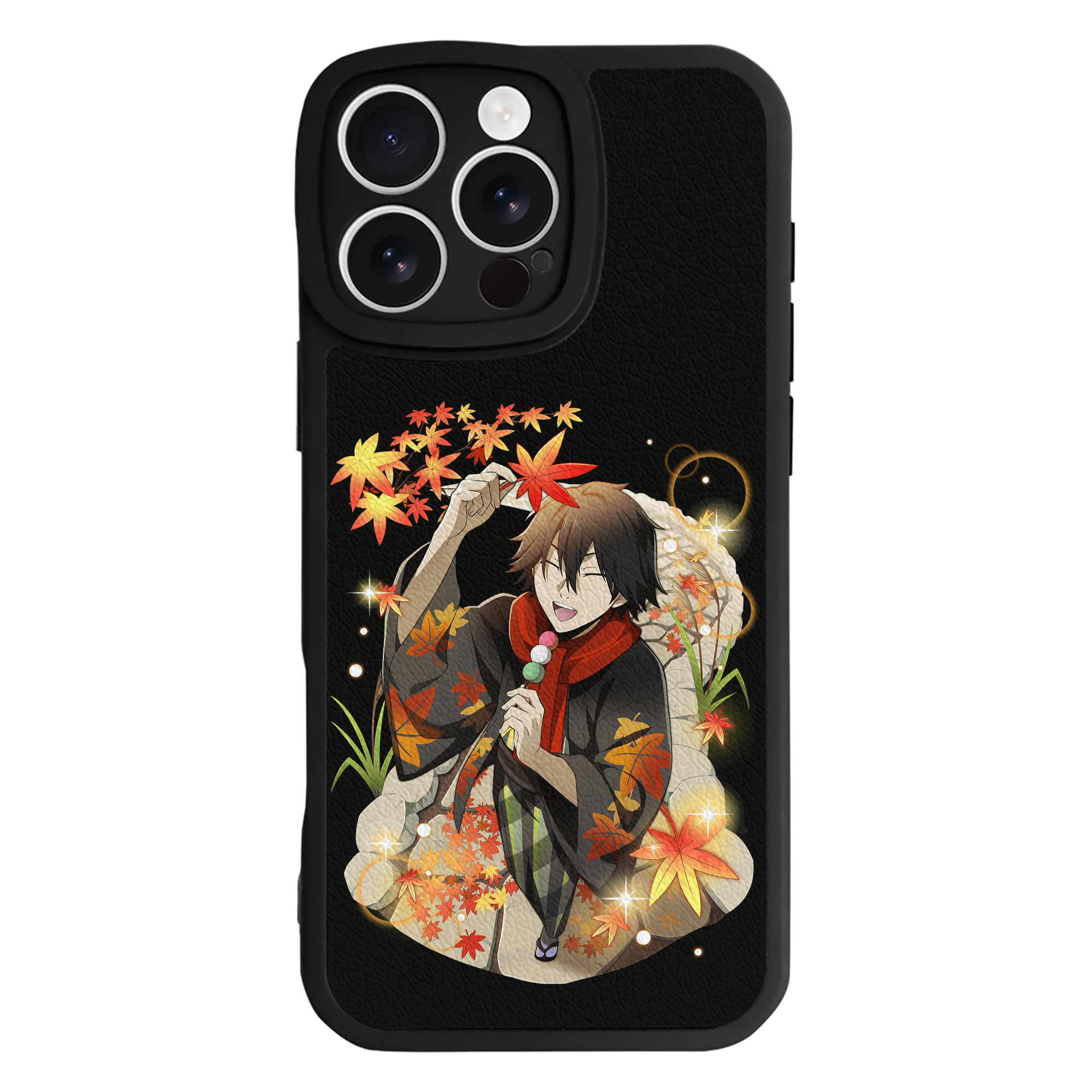 （画像用） 文豪ストレイドッグス Bungo Stray Dogs 【iPhone 16シリーズ対応】シリコンスマホケース（レザー調） 材質：シリコン
